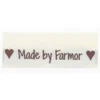 Go Handmade Vævet Label, Dobbeltsidet, 50 x 11,5 mm, 10 stk